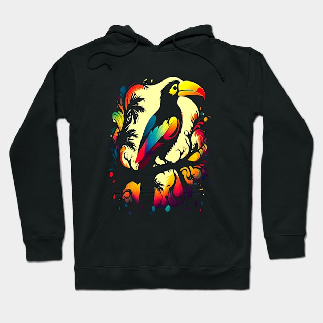 Colorful Toucan #1 Hoodie by Butterfly Venom